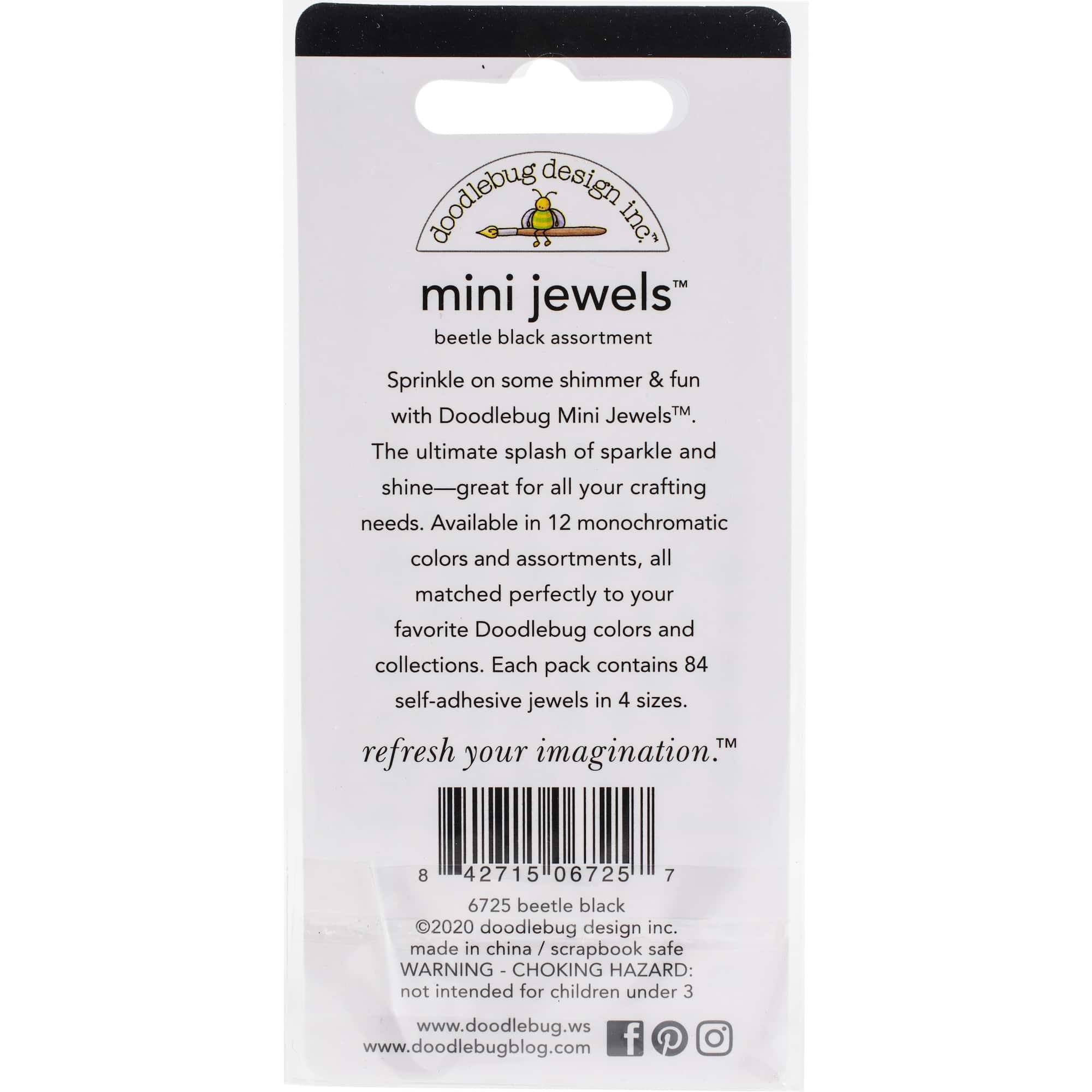Doodlebug Design Inc.™ Mini Jewels™ Adhesive Gems, 84ct.